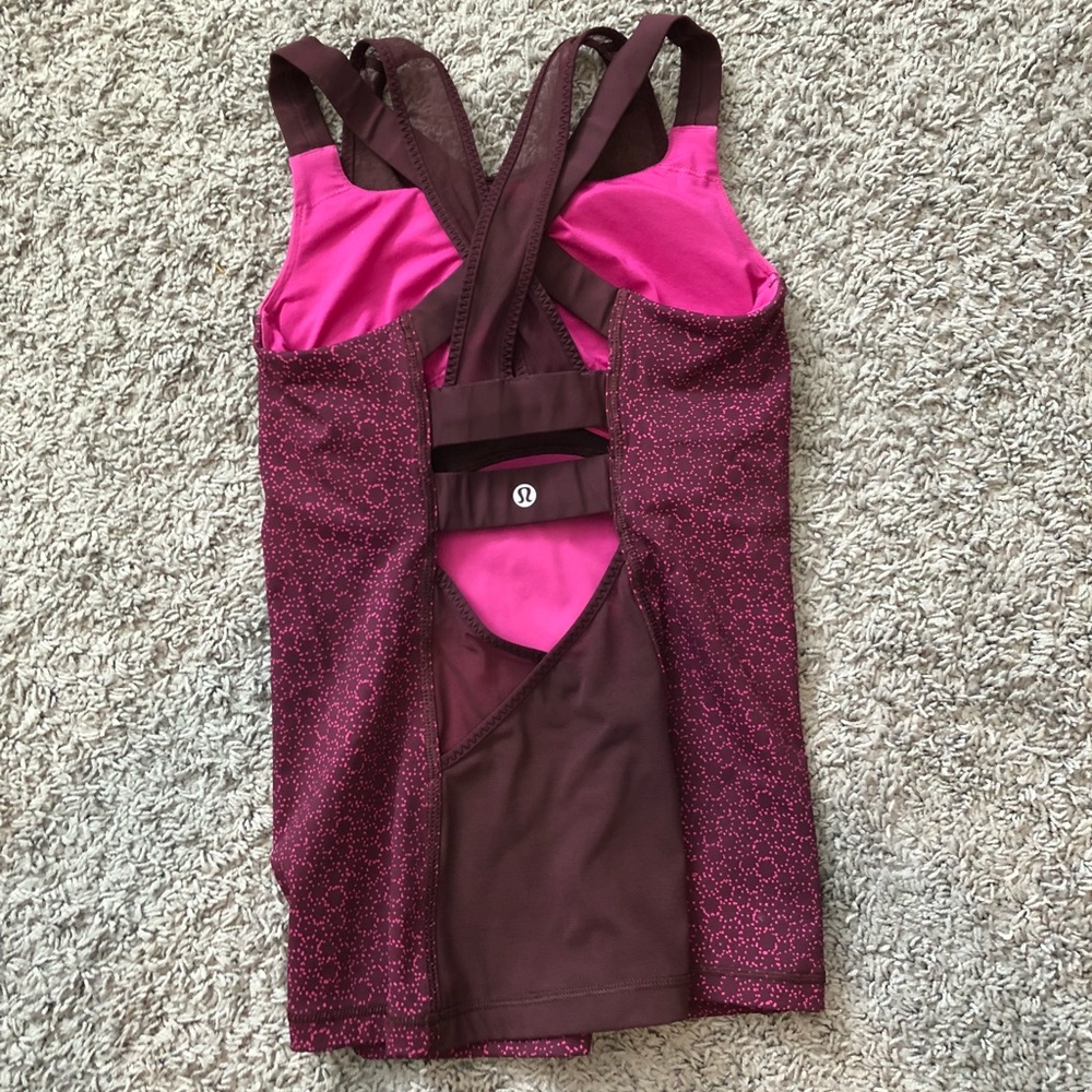 lululemon tank with built in bra